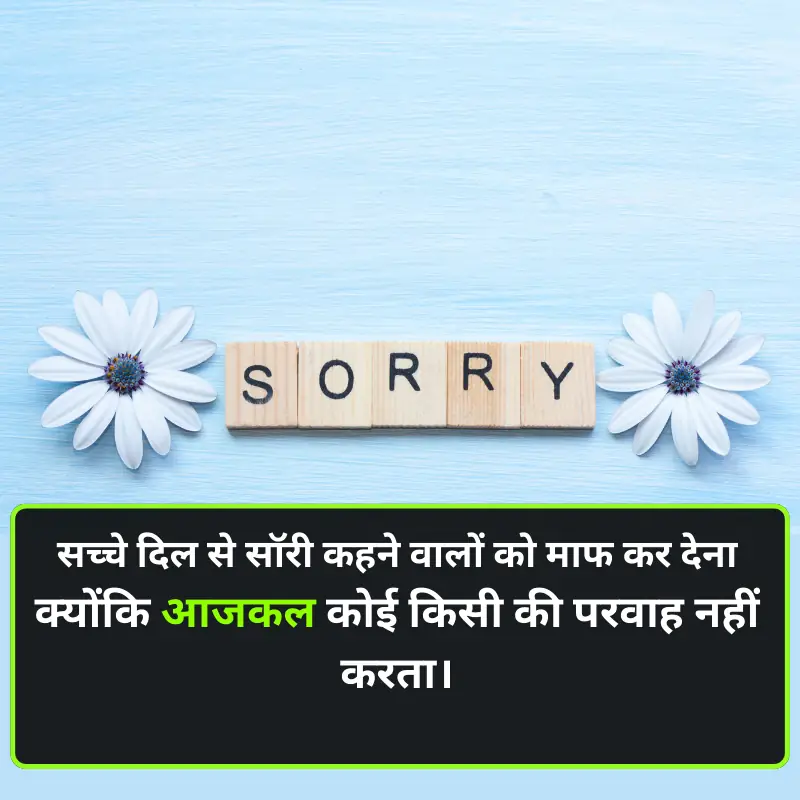 Sorry Shayari for girlfriend in Hindi